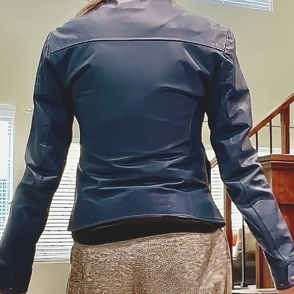 LA MARTINA ARGENTINA CUSTOM MADE BLUE LEATHER JACKET - Picture 12 of 12